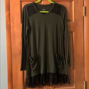 LOGO by Lori Goldstein long sleeve tunic